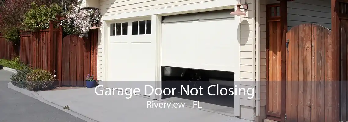 Garage Door Not Closing Riverview - FL