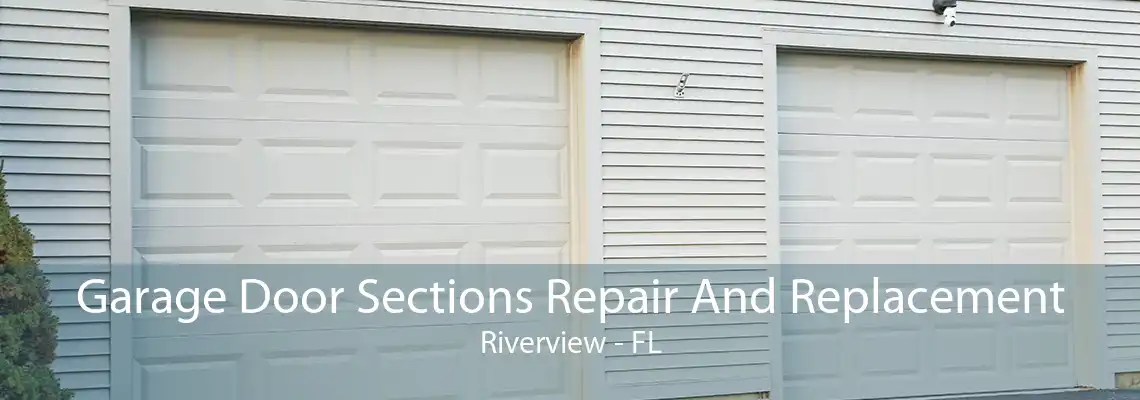 Garage Door Sections Repair And Replacement Riverview - FL