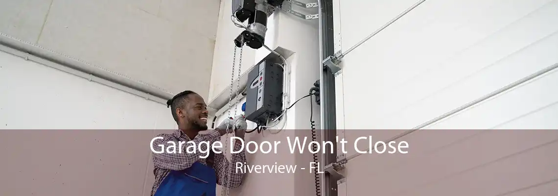 Garage Door Won't Close Riverview - FL