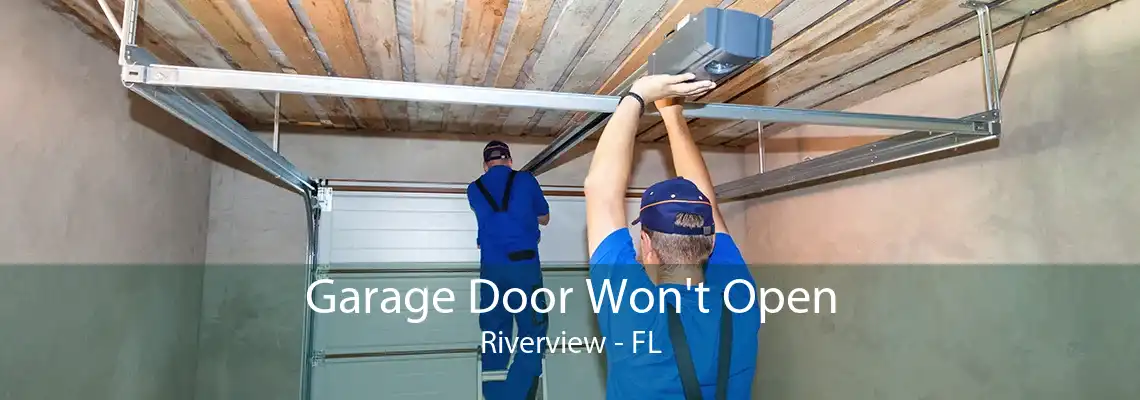 Garage Door Won't Open Riverview - FL